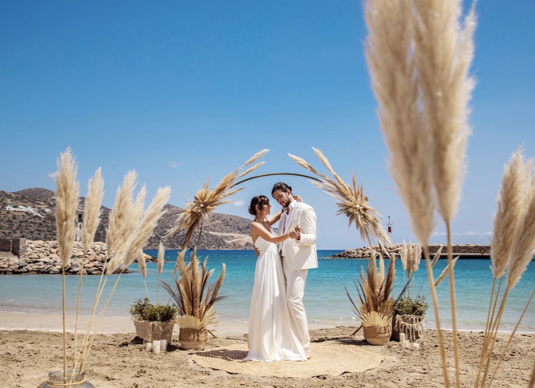 Book your wedding day in Mirabello Beach & Village Crete